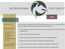 Tablet Screenshot of internationalyeatssociety.org